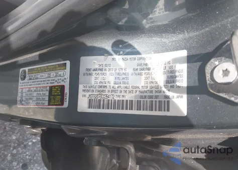 2012 Mazda Cx-9 Grand Touring from USA, damaged, VIN JM3TB2DA8C0354172